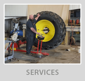 Harry's Farm Tire service graphic